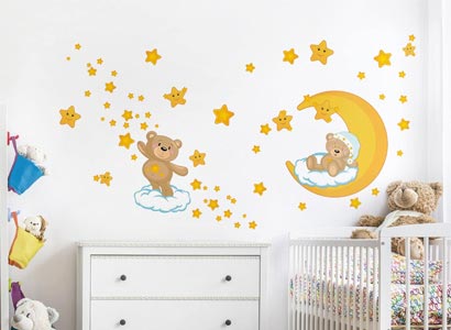 Adesivi murali camera bebè