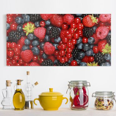 Stampa su tela - Fruity berries - Orizzontale 2:1