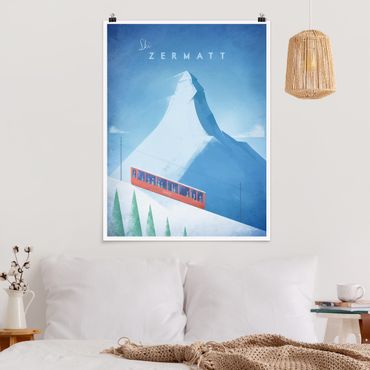 Poster - Poster di viaggio - Zermatt - Verticale 4:3