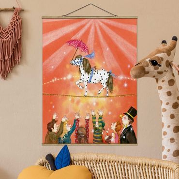 Foto su tessuto da parete con bastone - Circo Pony Micki - Verticale 4:3