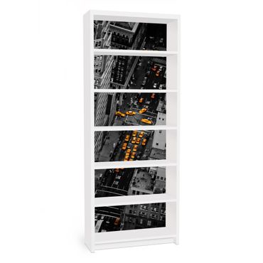 Carta adesiva per mobili IKEA - Billy Libreria - Taxi Lights Manhattan