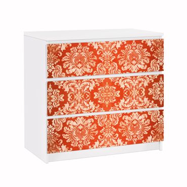 Carta adesiva per mobili IKEA - Malm Cassettiera 3xCassetti - Baroque Wallpaper