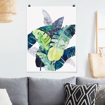 Poster - Exotic Foliage - Banana - Verticale 4:3