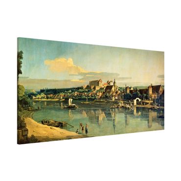 Lavagna magnetica - Bernardo Bellotto - View Of Pirna - Panorama formato orizzontale