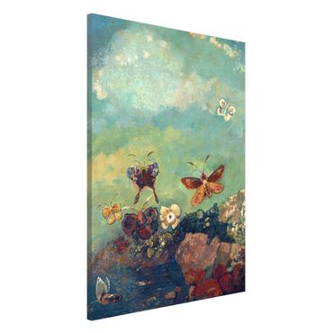 Lavagna magnetica - Odilon Redon - Butterflies - Formato verticale 2:3
