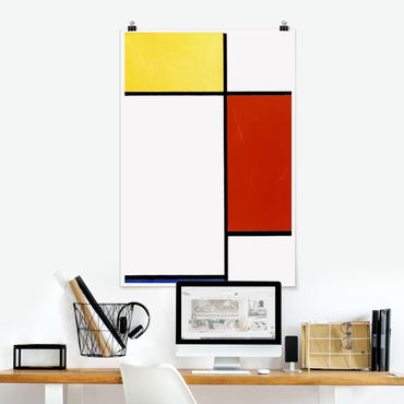 Poster - Piet Mondrian - Composizione I - Verticale 3:2