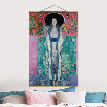Foto su tessuto da parete con bastone - Gustav Klimt - Adele Bloch-Bauer Ii - Verticale 3:2