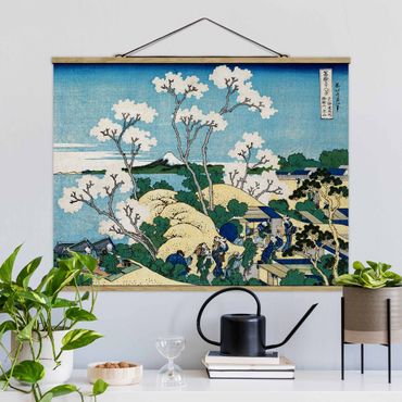 Foto su tessuto da parete con bastone - Katsushika Hokusai - La Fuji Di Gotenyama - Orizzontale 3:4