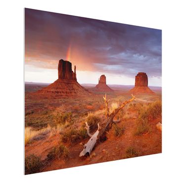 Quadro in forex - Monument Valley at sunset - Orizzontale 4:3