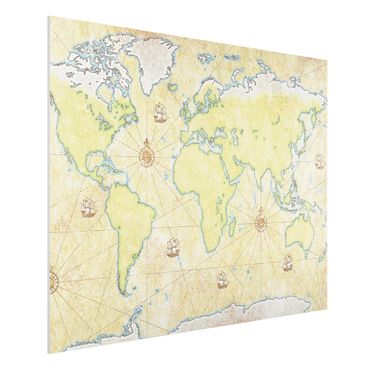 Quadro in forex - World Map - Orizzontale 4:3