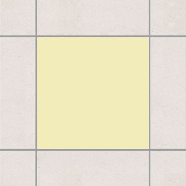 Adesivo per piastrelle - Colour Crème 15cm x 15cm