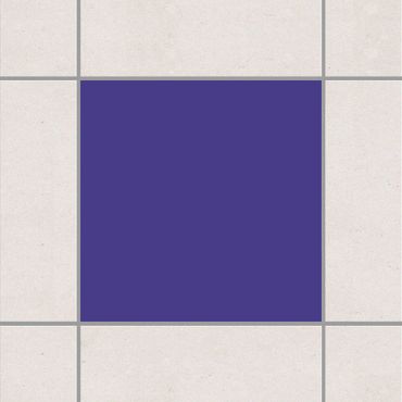 Adesivo per piastrelle - Colour Dark Lilac 15cm x 15cm