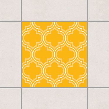 Adesivo per piastrelle - Retro Morocco Melon Yellow 25cm x 20cm
