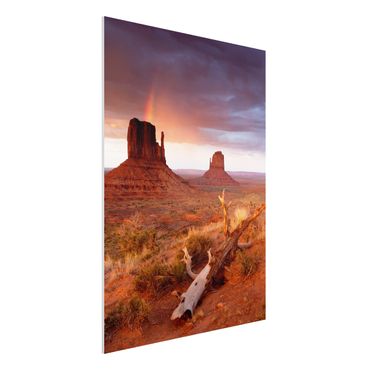 Quadro in forex - Monument Valley at sunset - Verticale 3:4