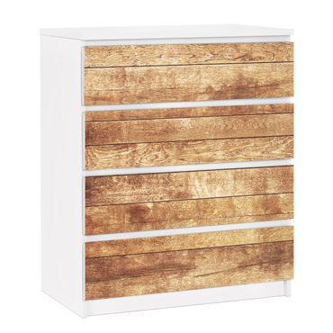 Carta adesiva per mobili IKEA - Malm Cassettiera 4xCassetti - Nordic Wood Wall