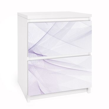 Carta adesiva per mobili IKEA - Malm Cassettiera 2xCassetti - No.RY9 Doves Flying