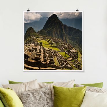 Poster - Machu Picchu - Quadrato 1:1