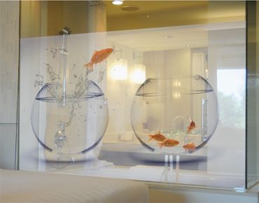 Decorazione per finestre Flying Goldfish