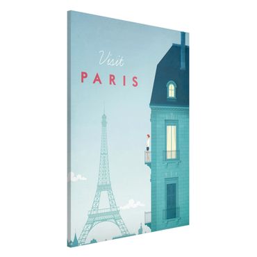 Lavagna magnetica - Poster Viaggio - Parigi - Formato verticale 2:3