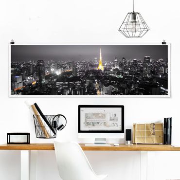 Poster - Tokyo - Panorama formato orizzontale