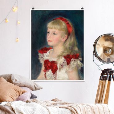Poster - Auguste Renoir - Mademoiselle Grimprel - Verticale 4:3