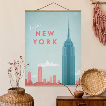 Foto su tessuto da parete con bastone - Poster Viaggi - New York - Verticale 4:3