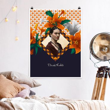 Poster - Frida Kahlo - Gigli - Verticale 4:3