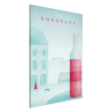 Lavagna magnetica - Poster viaggio - Bordeaux - Formato verticale 2:3