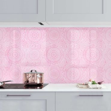 Rivestimento cucina - Mandala modello rosa