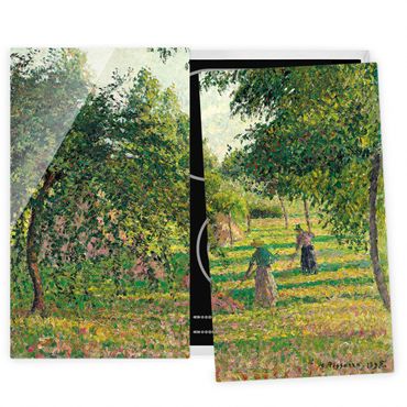 Coprifornelli in vetro - Camille Pissarro - Apple Trees - 52x80cm