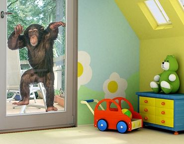 Adesivi da finestra no.291 Cheery Monkey