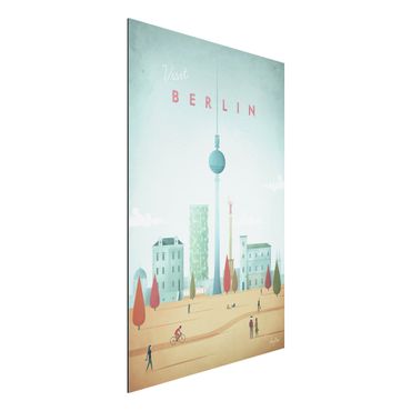 Stampa su alluminio - Poster viaggio - Berlino - Verticale 3:2