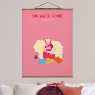Foto su tessuto da parete con bastone - Locandina cinematografica I Dream Of Jeannie - Verticale 4:3