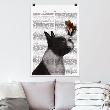 Poster - Reading Animal - Terrier Con Ghiaccio - Verticale 3:2