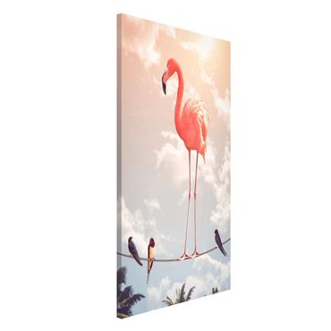 Lavagna magnetica - Cielo Con Flamingo - Formato verticale 4:3