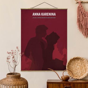 Foto su tessuto da parete con bastone - Poster del film Anna Karenina - Verticale 4:3
