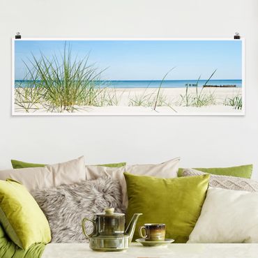 Poster - Costa del Mar Baltico - Panorama formato orizzontale