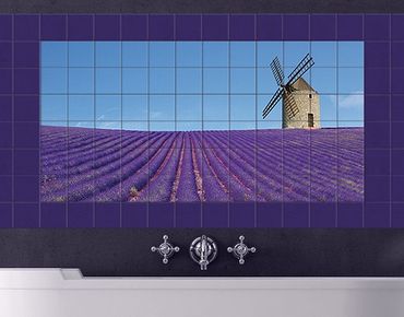 Adesivo per piastrelle - Lavender scent in Provence