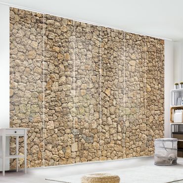 Tende scorrevoli set - Old Wall Of Paving Stone