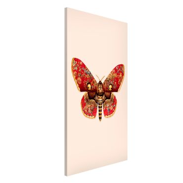Lavagna magnetica - Vintage Moth - Formato verticale 4:3