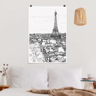 Poster - Città Studi - Parigi - Verticale 3:2