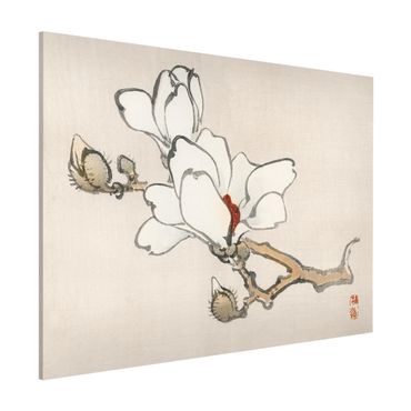 Lavagna magnetica - Asian Vintage Disegno White Magnolia - Formato orizzontale 3:4