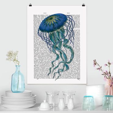 Poster - Reading Animal - Medusa - Verticale 4:3