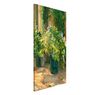 Lavagna magnetica - Max Liebermann - Vaso da fiori in davanti alla casa - Formato verticale 4:3