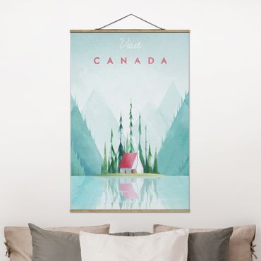 Foto su tessuto da parete con bastone - Poster di viaggio - Canada - Verticale 3:2