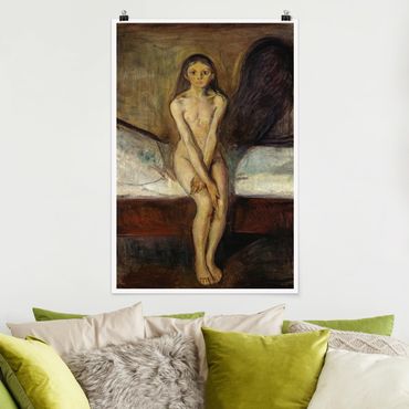 Poster - Edvard Munch - Pubertà - Verticale 3:2