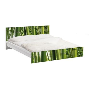 Carta adesiva per mobili IKEA - Malm Letto basso 160x200cm Bamboo Trees No.1