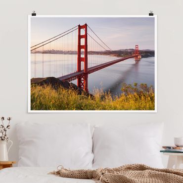 Poster - Golden Gate Bridge di San Francisco - Orizzontale 3:4