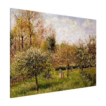 Lavagna magnetica - Camille Pissarro - Primavera in Eragny - Formato orizzontale 3:4