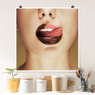 Poster - cioccolato - Quadrato 1:1